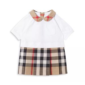 Burberry Veronica Checked Dress 6months White